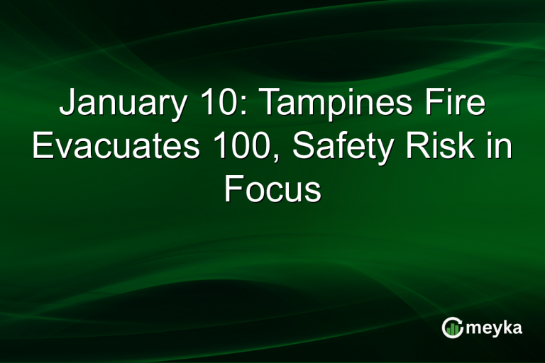 January 10: Tampines Fire Evacuates 100, Safety Risk in Focus