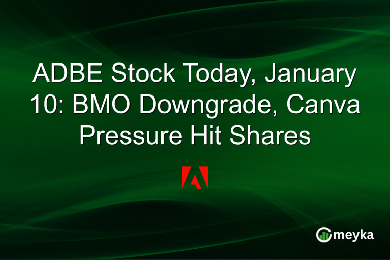 ADBE Stock Today, January 10: BMO Downgrade, Canva Pressure Hit Shares