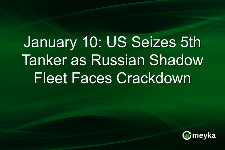 January 10: US Seizes 5th Tanker as Russian Shadow Fleet Faces Crackdown