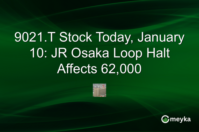 9021.T Stock Today, January 10: JR Osaka Loop Halt Affects 62,000