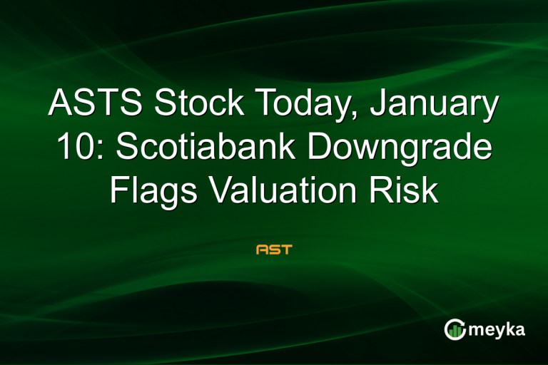 ASTS Stock Today, January 10: Scotiabank Downgrade Flags Valuation Risk