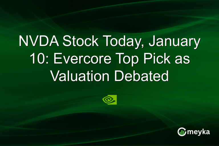 NVDA Stock Today, January 10: Evercore Top Pick as Valuation Debated