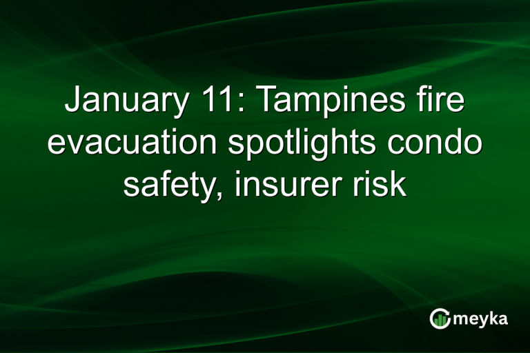 January 11: Tampines fire evacuation spotlights condo safety, insurer risk
