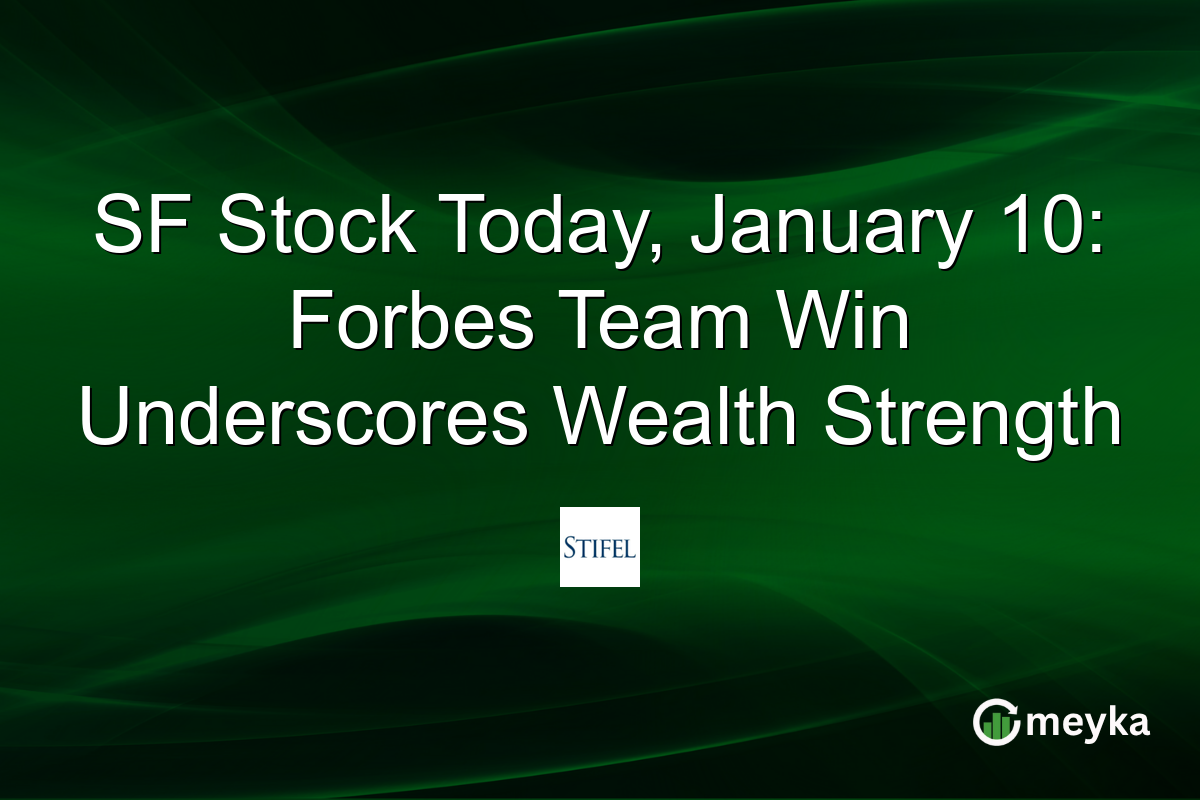 SF Stock Today, January 10: Forbes Team Win Underscores Wealth Strength