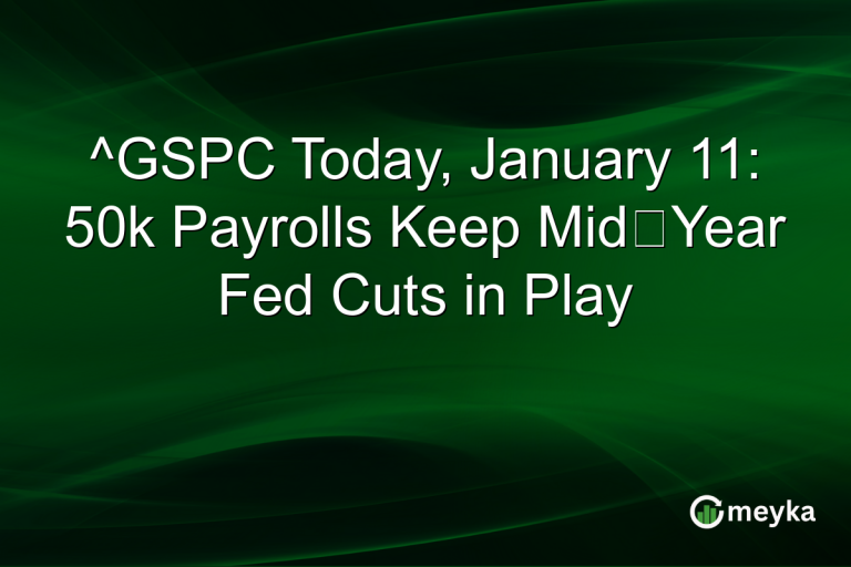 ^GSPC Today, January 11: 50k Payrolls Keep Mid‑Year Fed Cuts in Play