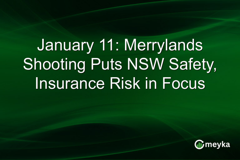 January 11: Merrylands Shooting Puts NSW Safety, Insurance Risk in Focus