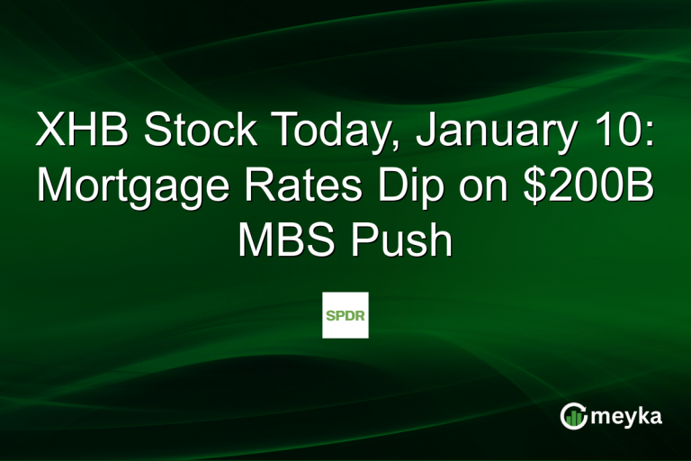 XHB Stock Today, January 10: Mortgage Rates Dip on $200B MBS Push