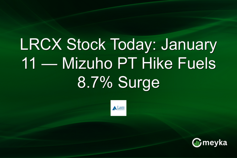 LRCX Stock Today: January 11 — Mizuho PT Hike Fuels 8.7% Surge