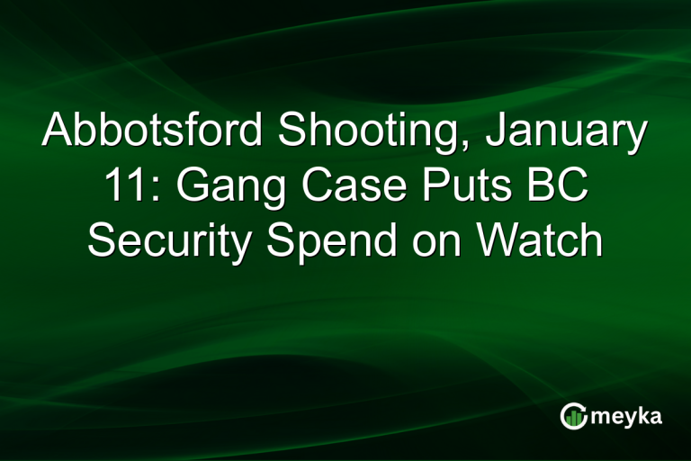 Abbotsford Shooting, January 11: Gang Case Puts BC Security Spend on Watch