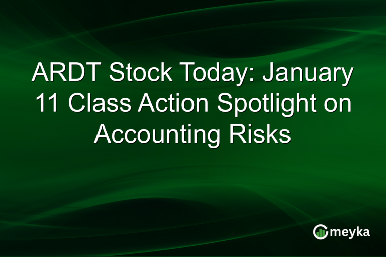 ARDT Stock Today: January 11 Class Action Spotlight on Accounting Risks