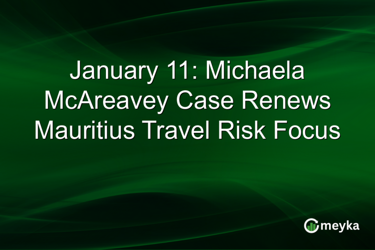 January 11: Michaela McAreavey Case Renews Mauritius Travel Risk Focus