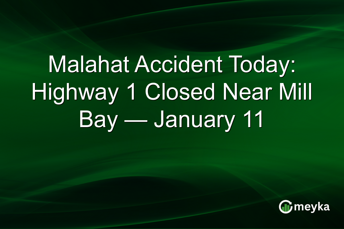 Malahat Accident Today: Highway 1 Closed Near Mill Bay — January 11