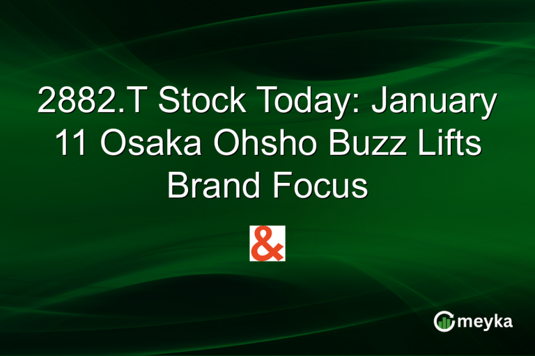 2882.T Stock Today: January 11 Osaka Ohsho Buzz Lifts Brand Focus