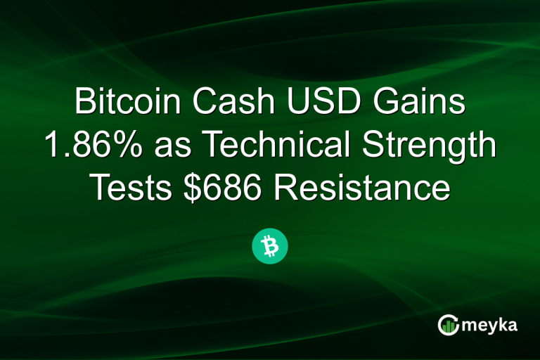 Bitcoin Cash USD Gains 1.86% as Technical Strength Tests $686 Resistance