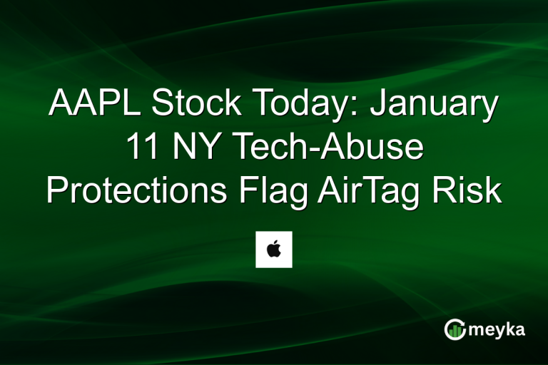 AAPL Stock Today: January 11 NY Tech-Abuse Protections Flag AirTag Risk