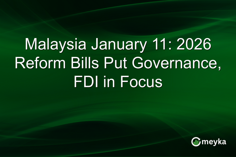 Malaysia January 11: 2026 Reform Bills Put Governance, FDI in Focus