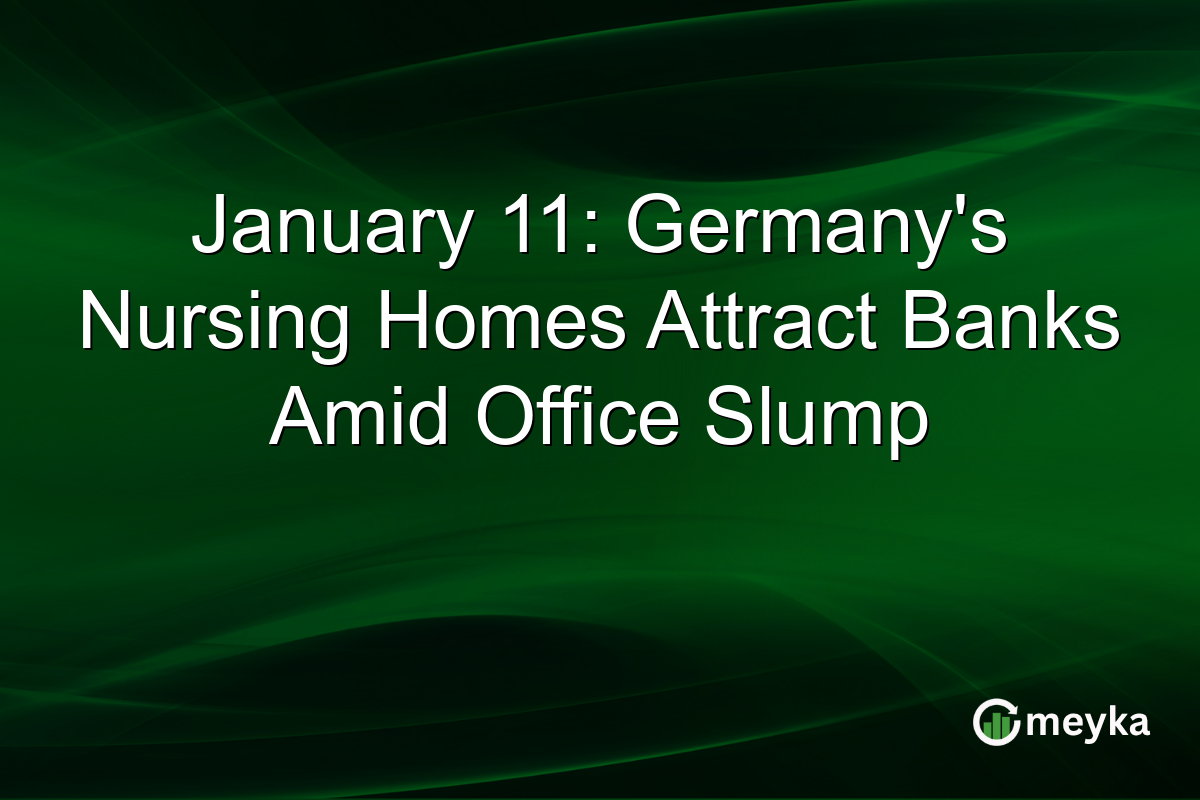 January 11: Germany's Nursing Homes Attract Banks Amid Office Slump