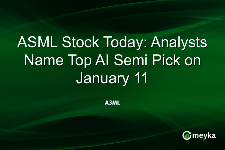ASML Stock Today: Analysts Name Top AI Semi Pick on January 11