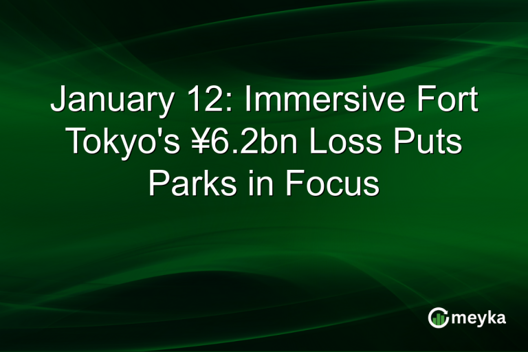 January 12: Immersive Fort Tokyo's ¥6.2bn Loss Puts Parks in Focus