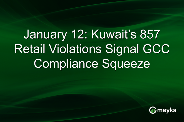 January 12: Kuwait’s 857 Retail Violations Signal GCC Compliance Squeeze