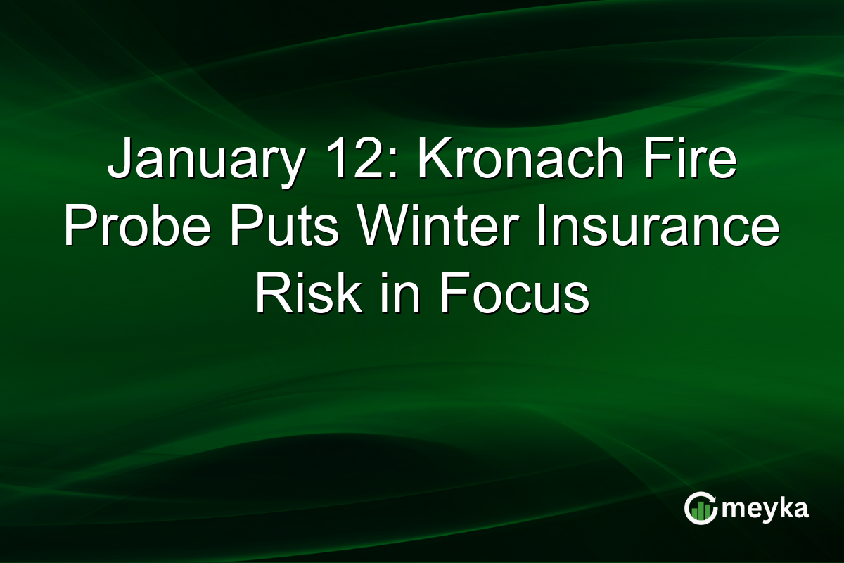 January 12: Kronach Fire Probe Puts Winter Insurance Risk in Focus