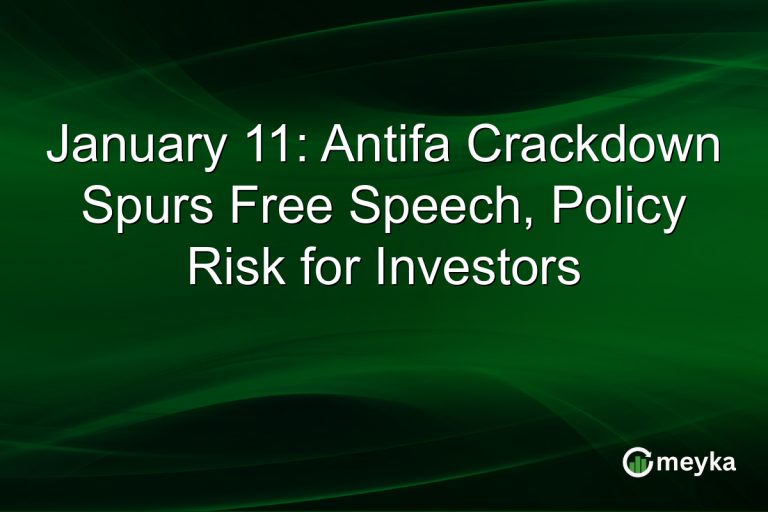 January 11: Antifa Crackdown Spurs Free Speech, Policy Risk for Investors