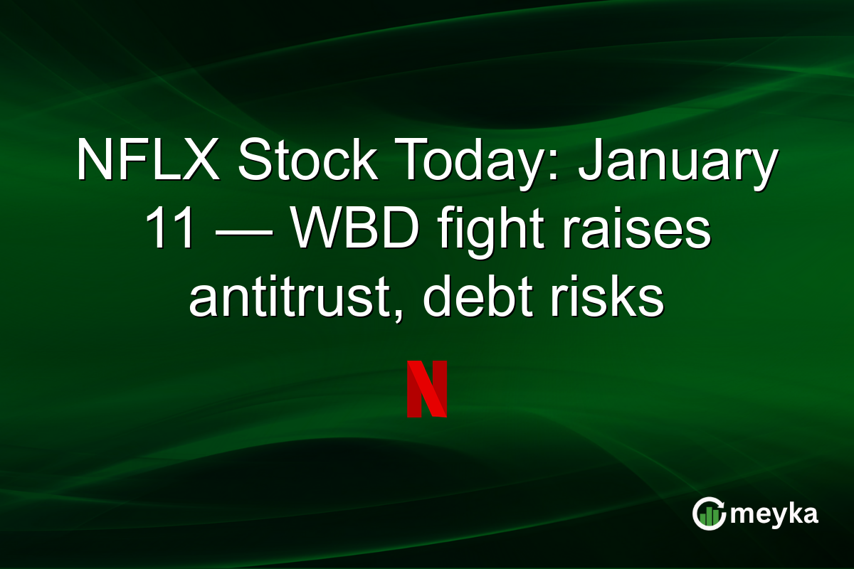 NFLX Stock Today: January 11 — WBD fight raises antitrust, debt risks