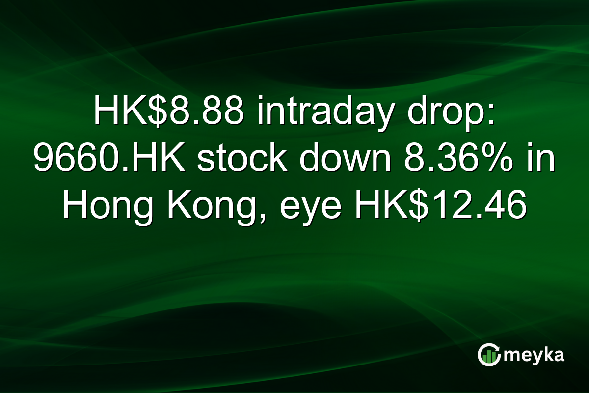 HK$8.88 intraday drop: 9660.HK stock down 8.36% in Hong Kong, eye HK$12.46