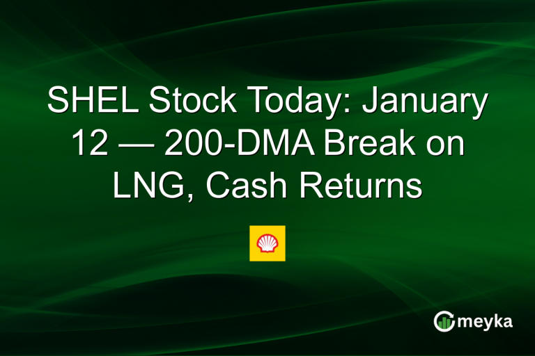SHEL Stock Today: January 12 — 200-DMA Break on LNG, Cash Returns