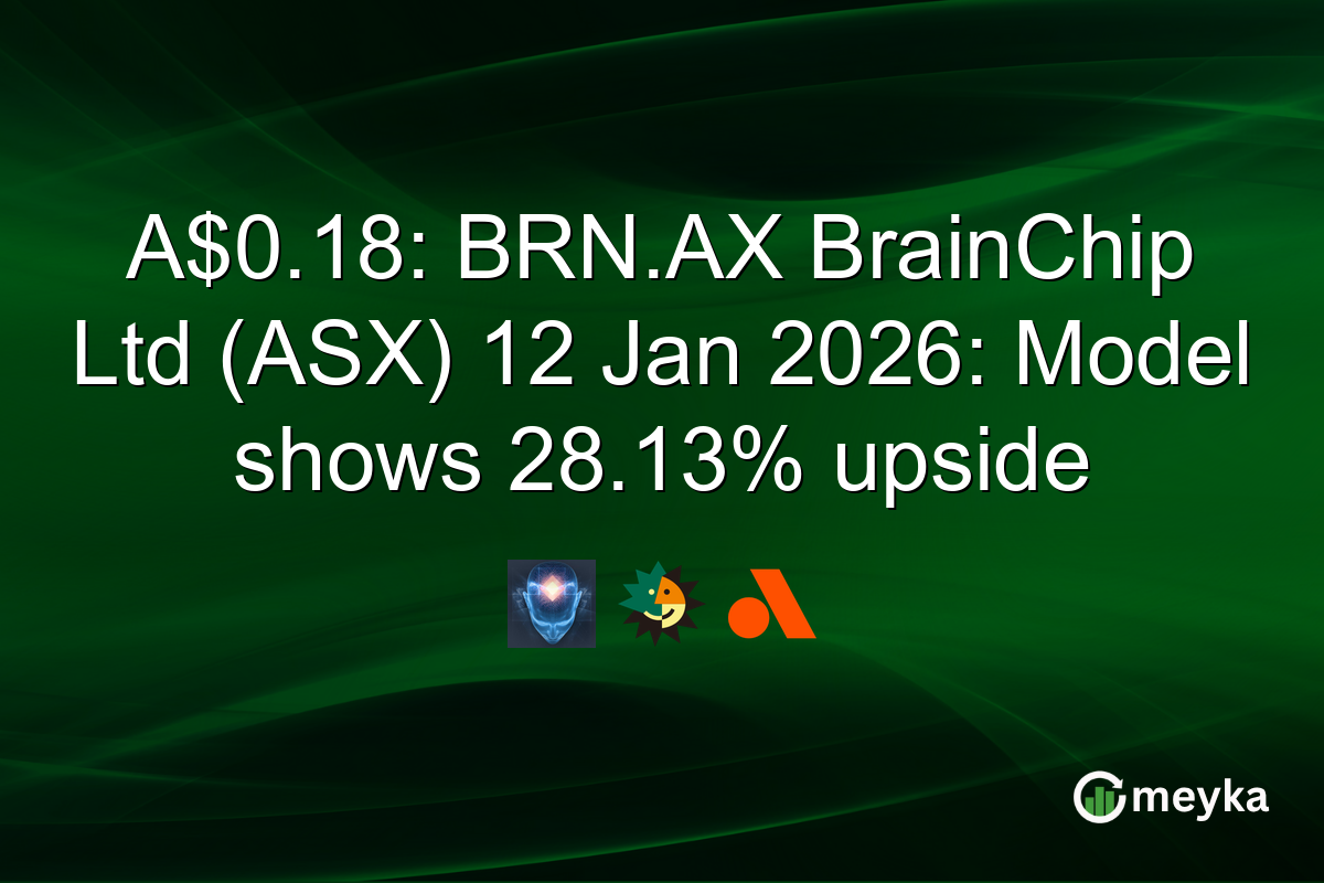 A$0.18: BRN.AX BrainChip Ltd (ASX) 12 Jan 2026: Model shows 28.13% upside