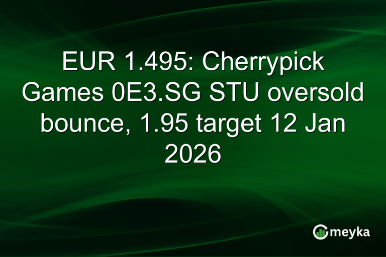 EUR 1.495: Cherrypick Games 0E3.SG STU oversold bounce, 1.95 target 12 Jan 2026