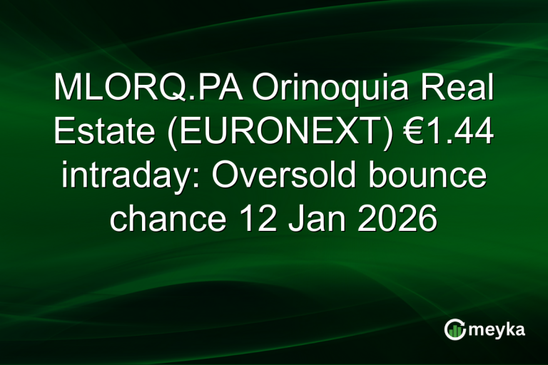 MLORQ.PA Orinoquia Real Estate (EURONEXT) €1.44 intraday: Oversold bounce chance 12 Jan 2026