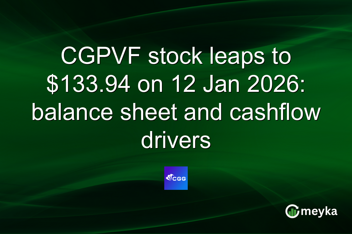CGPVF stock leaps to $133.94 on 12 Jan 2026: balance sheet and cashflow drivers