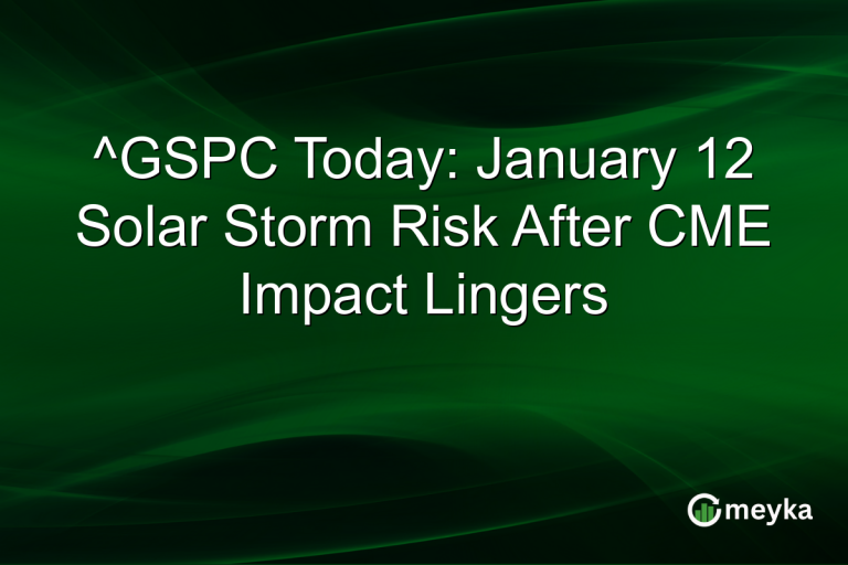 ^GSPC Today: January 12 Solar Storm Risk After CME Impact Lingers