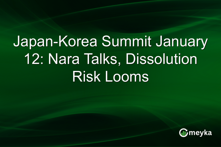 Japan-Korea Summit January 12: Nara Talks, Dissolution Risk Looms