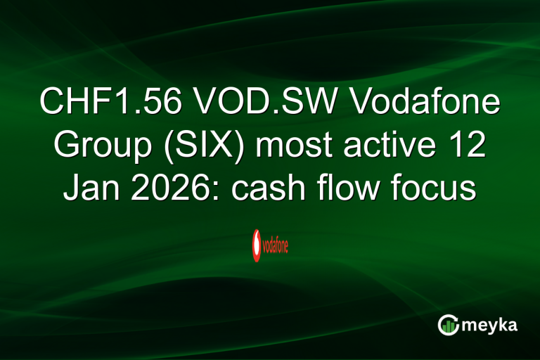 CHF1.56 VOD.SW Vodafone Group (SIX) most active 12 Jan 2026: cash flow focus