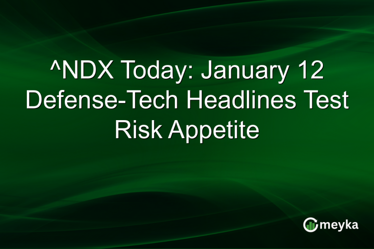 ^NDX Today: January 12 Defense-Tech Headlines Test Risk Appetite