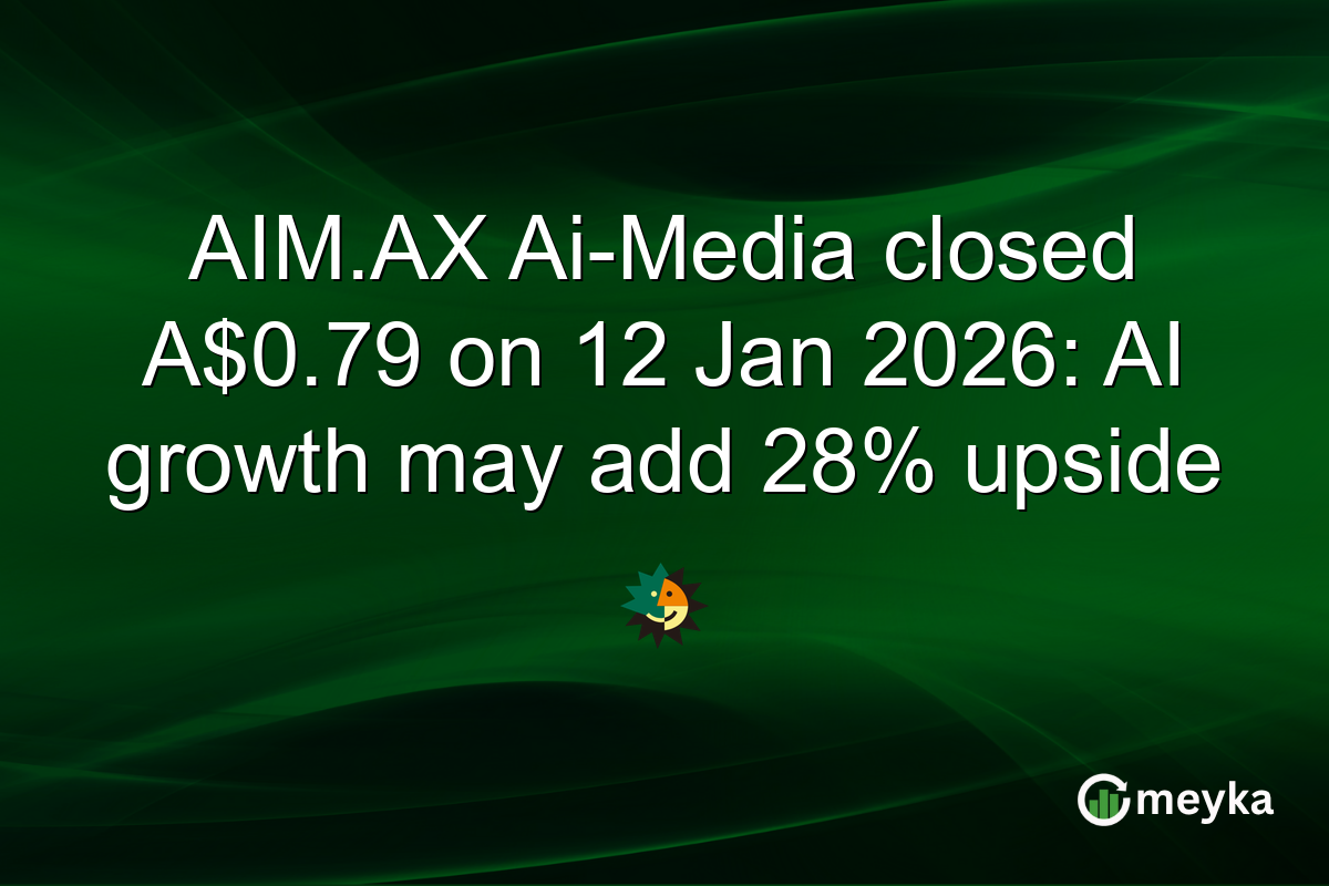 AIM.AX Ai-Media closed A$0.79 on 12 Jan 2026: AI growth may add 28% upside