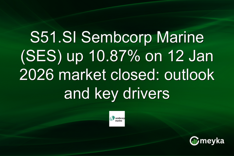 S51.SI Sembcorp Marine (SES) up 10.87% on 12 Jan 2026 market closed: outlook and key drivers