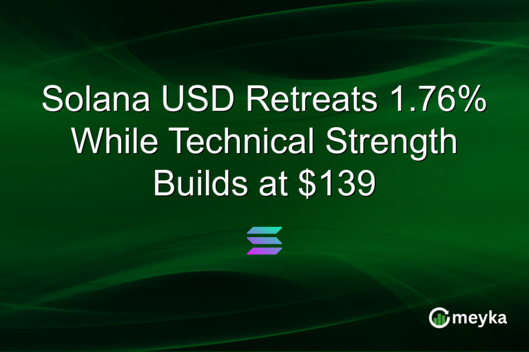 Solana USD Retreats 1.76% While Technical Strength Builds at $139