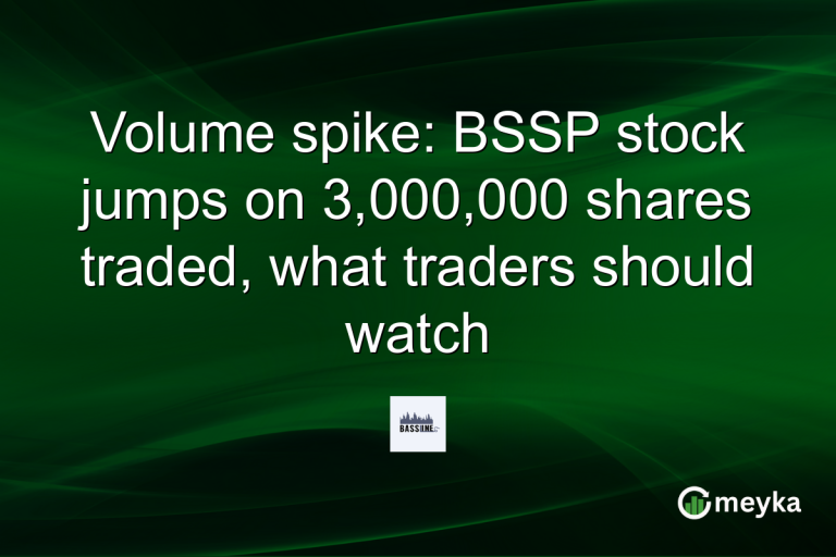Volume spike: BSSP stock jumps on 3,000,000 shares traded, what traders should watch