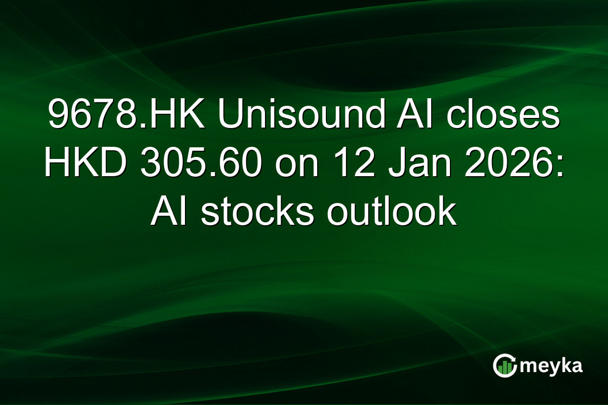 9678.HK Unisound AI closes HKD 305.60 on 12 Jan 2026: AI stocks outlook