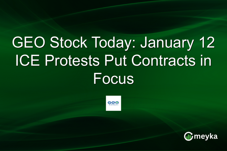 GEO Stock Today: January 12 ICE Protests Put Contracts in Focus