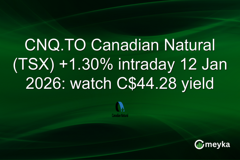 CNQ.TO Canadian Natural (TSX) +1.30% intraday 12 Jan 2026: watch C$44.28 yield