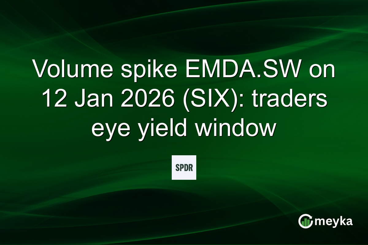 Volume spike EMDA.SW on 12 Jan 2026 (SIX): traders eye yield window