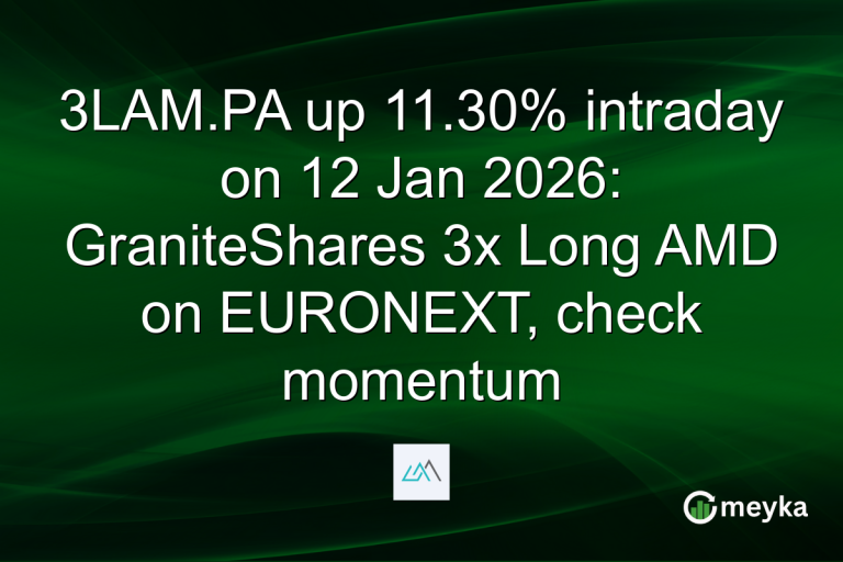 3LAM.PA up 11.30% intraday on 12 Jan 2026: GraniteShares 3x Long AMD on EURONEXT, check momentum