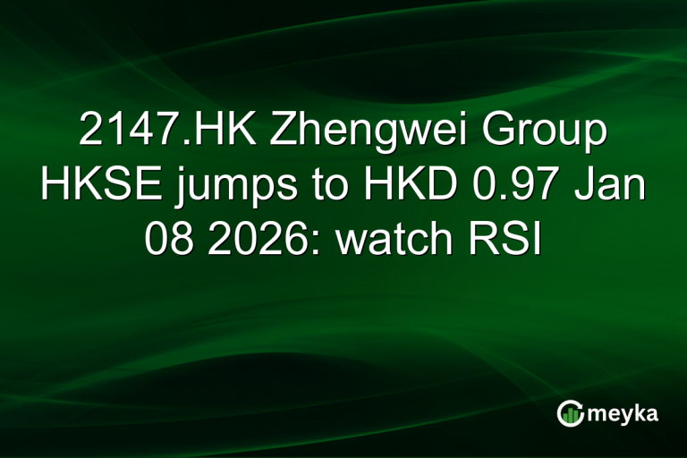 2147.HK Zhengwei Group HKSE jumps to HKD 0.97 Jan 08 2026: watch RSI