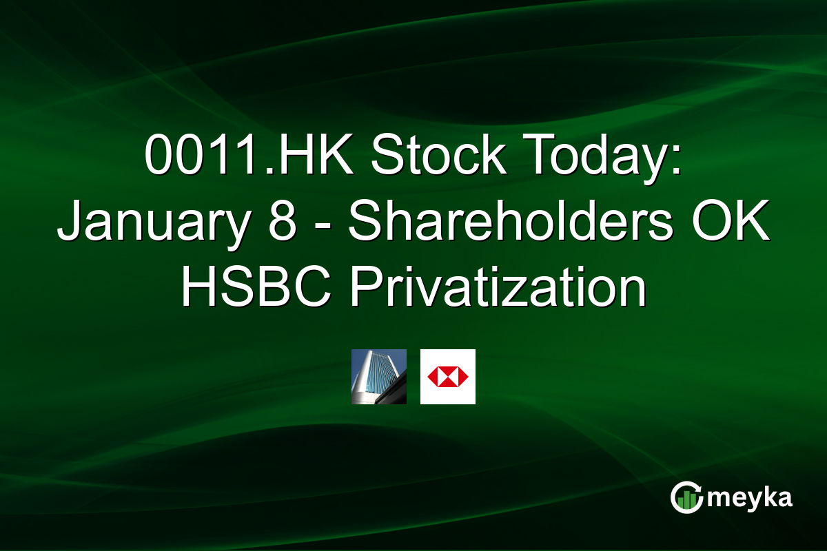0011.HK Stock Today: January 8 - Shareholders OK HSBC Privatization