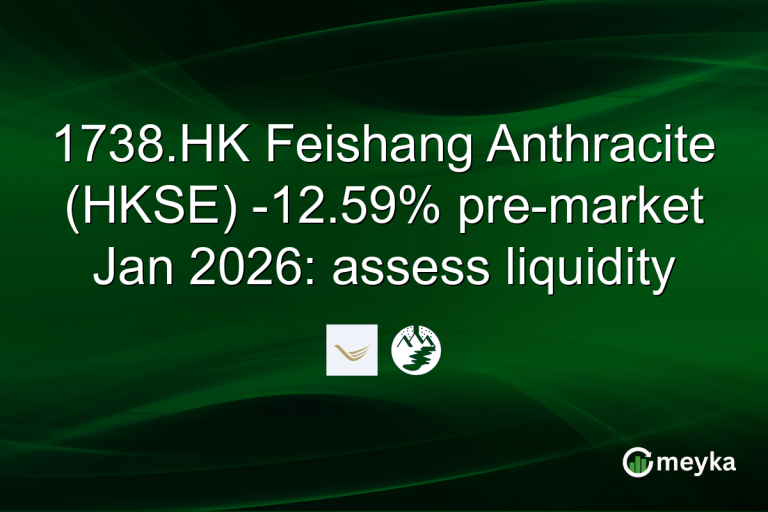 1738.HK Feishang Anthracite (HKSE) -12.59% pre-market Jan 2026: assess liquidity