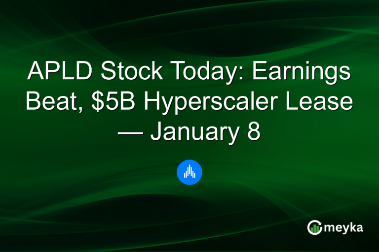 APLD Stock Today: Earnings Beat, $5B Hyperscaler Lease — January 8